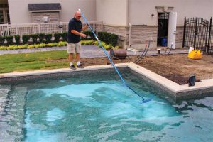 Salt is the first thing that is needed to produce chlorine in a saltwater pool.